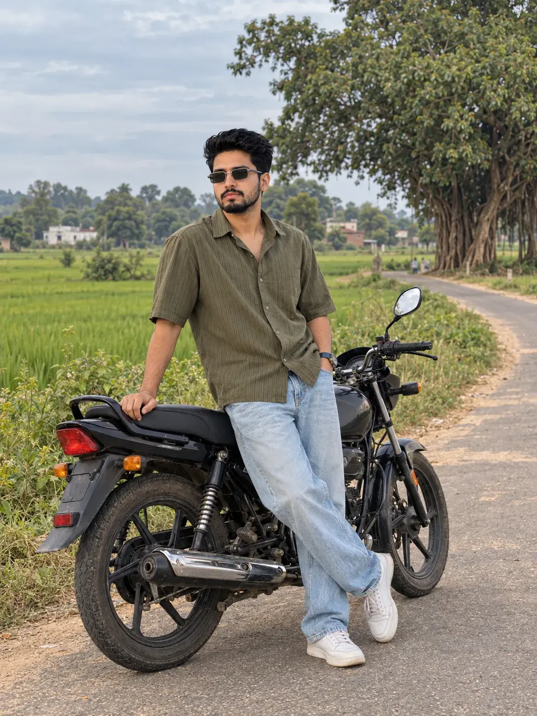 Outdoor Aesthetic DSLR Portrait