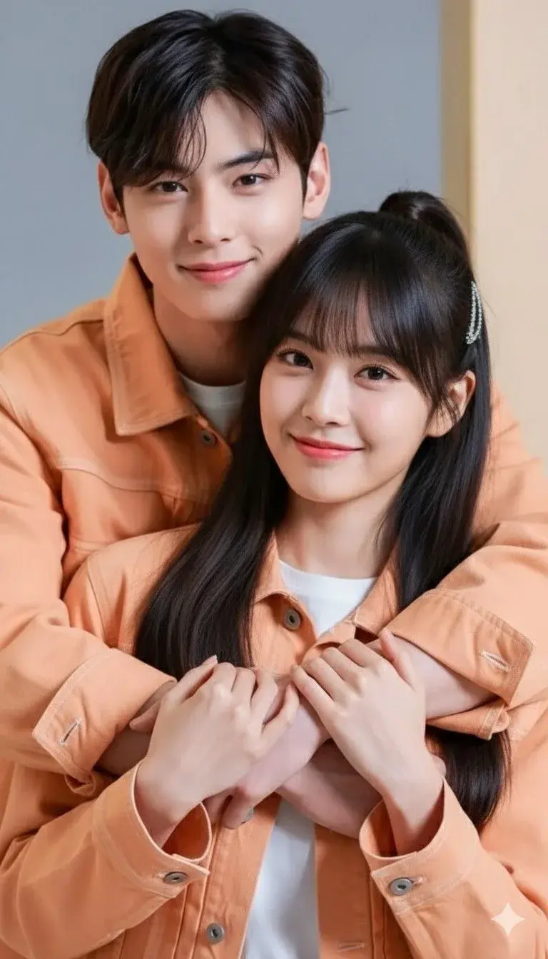 Peach Perfect: A K-Drama Inspired Studio Portrait