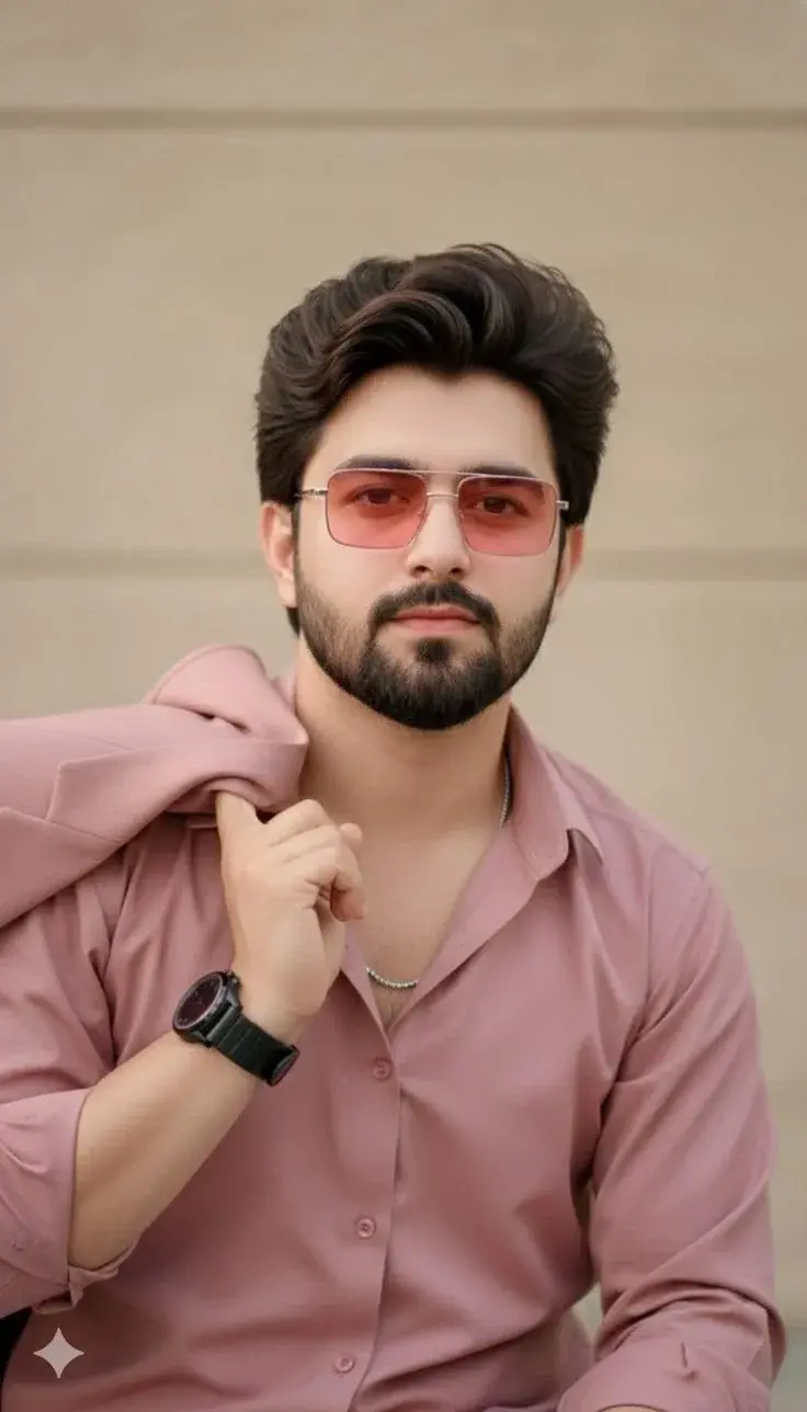 Photorealistic Studio-Style Portrait Of A Handsome Young Man