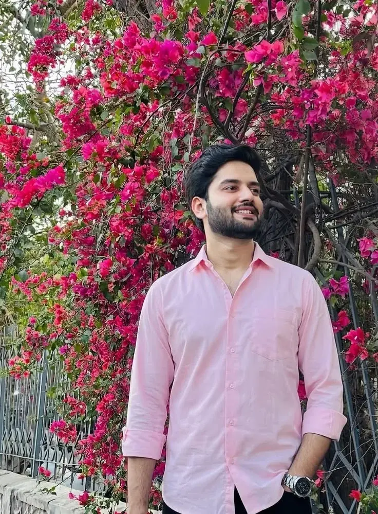 Pink Blossom Garden Portrait 🌸 | Soft Aesthetic Photography