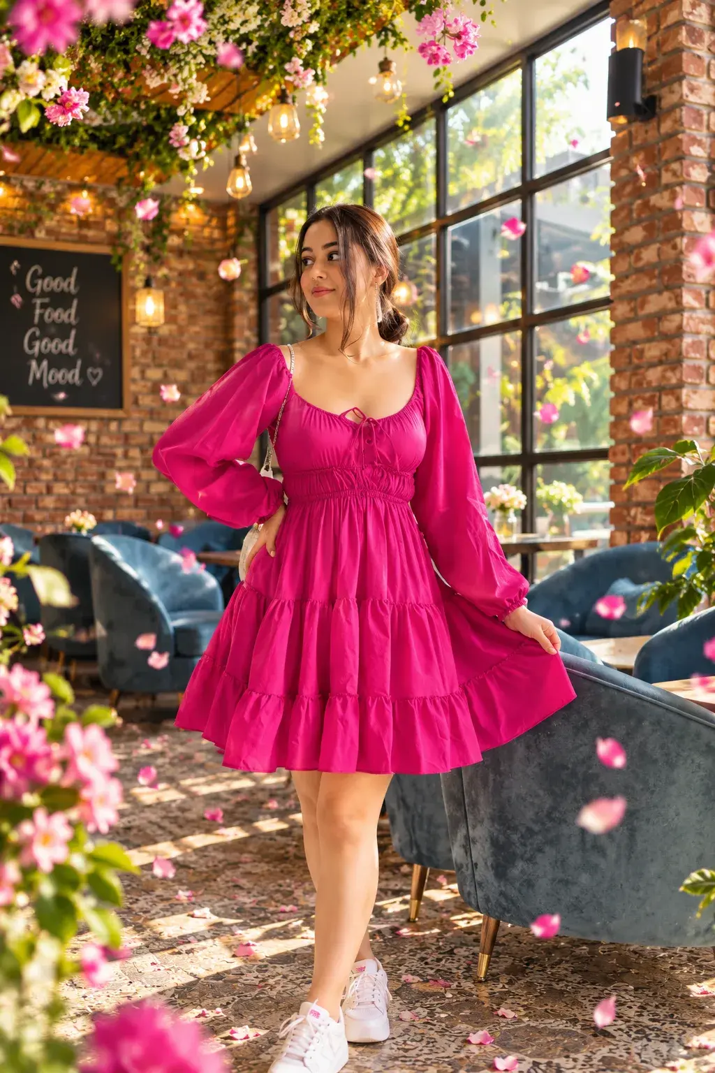 💗 “Pink Dress Mein Full-On Dreamy Vibes ✨🌸”