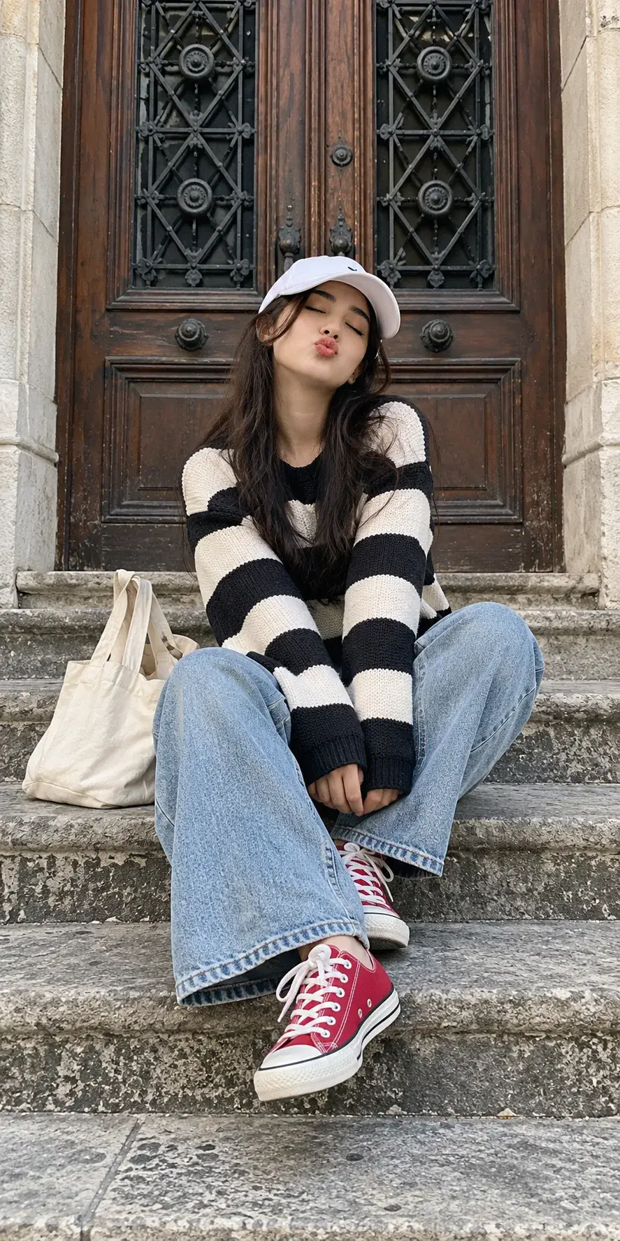 Pinterest Girl Aesthetic ✨🤍 | Casual Street Style Outfit Inspiration Girlaesthetic Streetstyle Outfitinspiration P