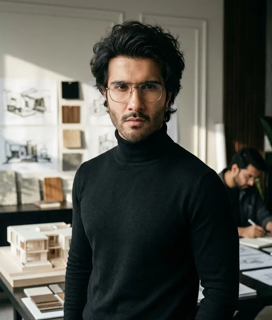 Portrait Of A Confident Male