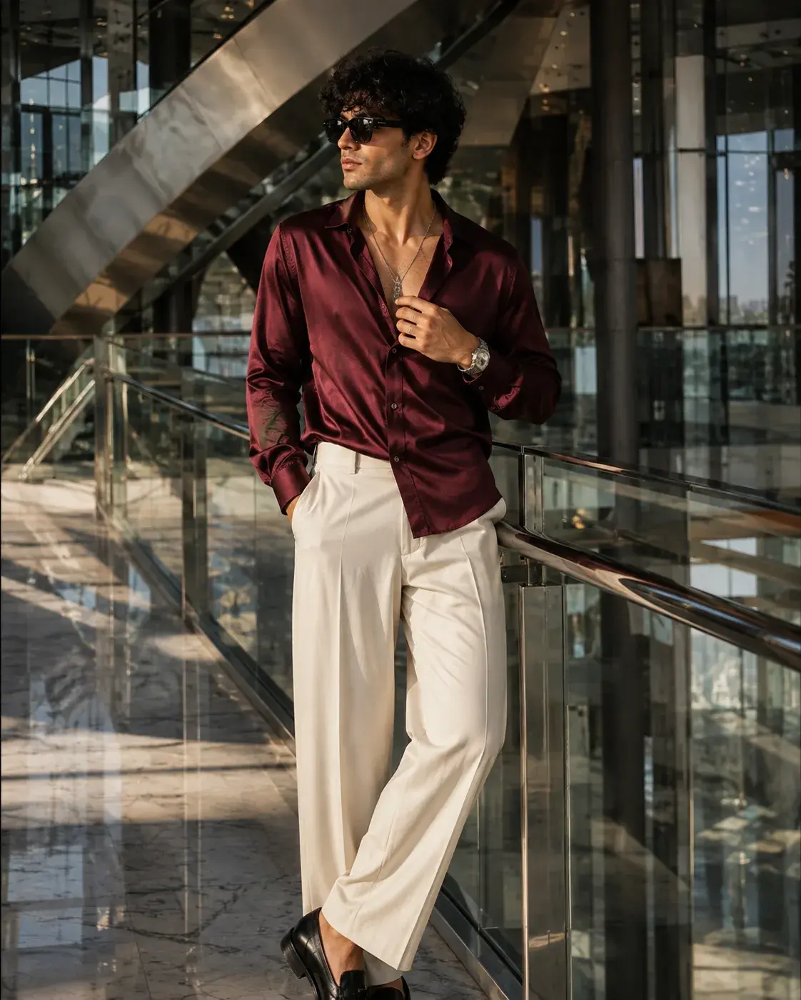 Power Wears Burgundy.