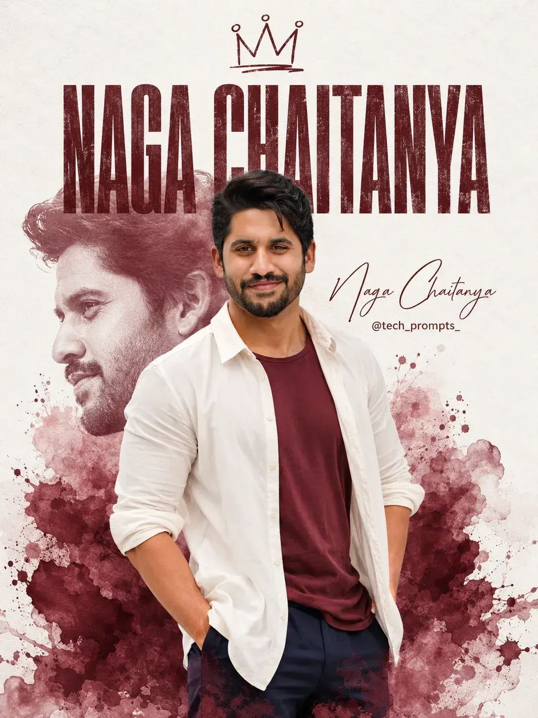 Premium-Maroon-Editorial-Portrait-Poster