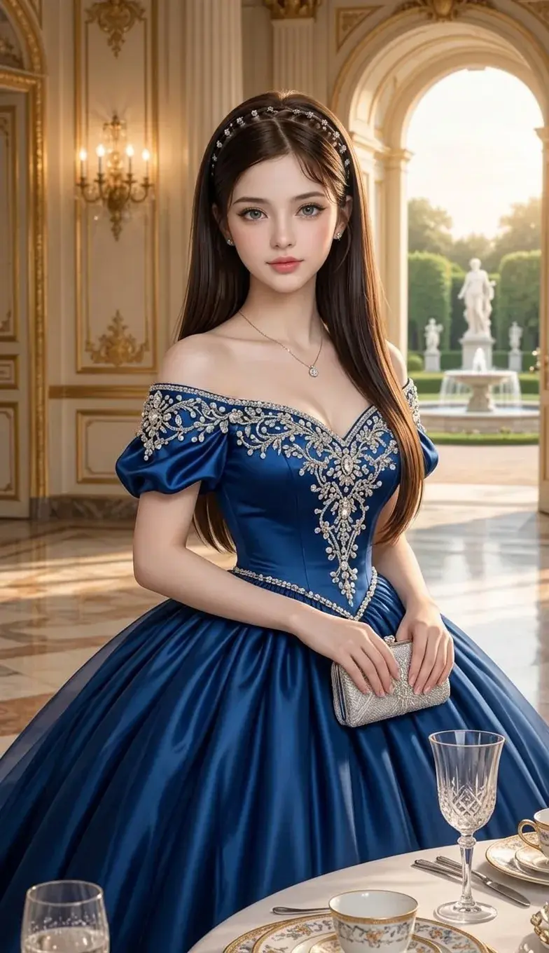 Princess Gown In Palace