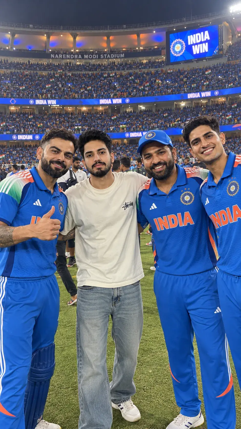 Professional Click With Indian Team