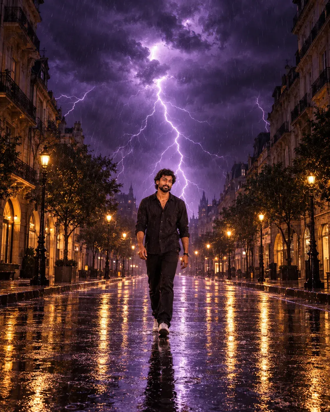 Purple Lightning