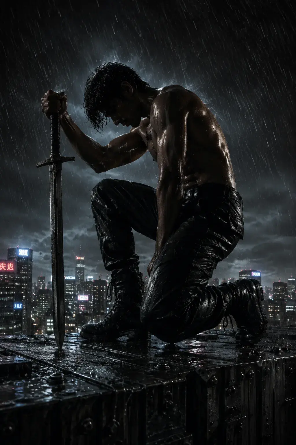 Rain Bound Warrior