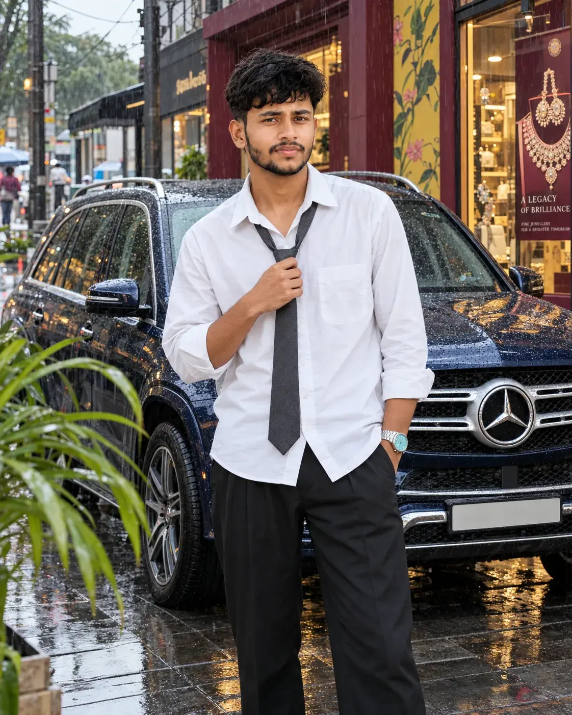 Rainy Day Elegance 🌧️