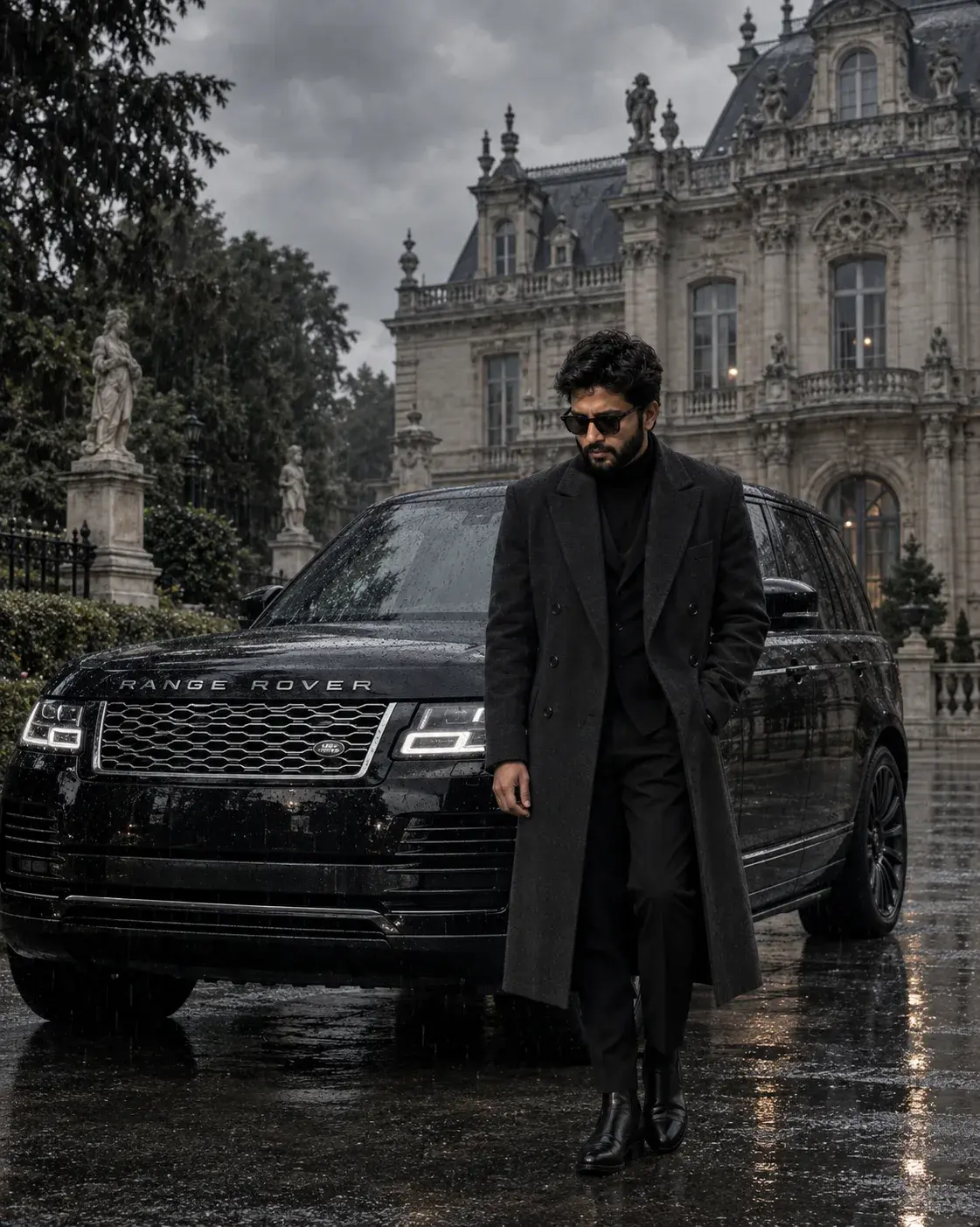 Rainy Day Luxury Editorial