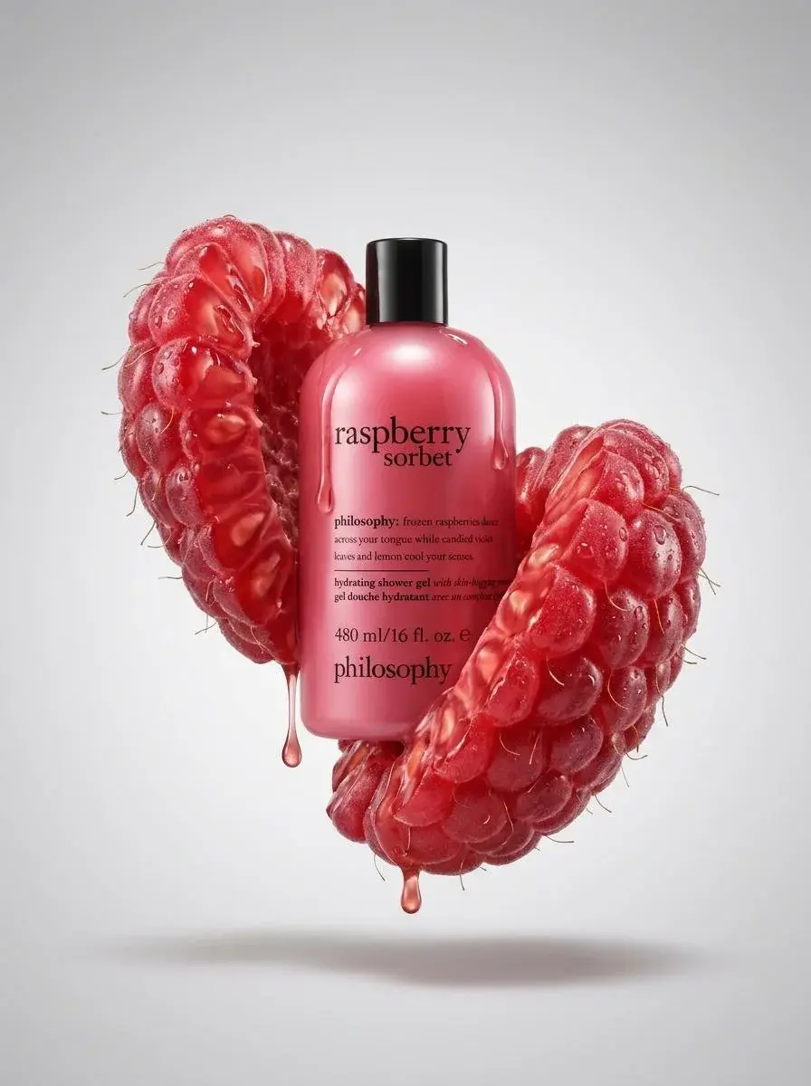 Raspberry-Encased Product Studio Shot