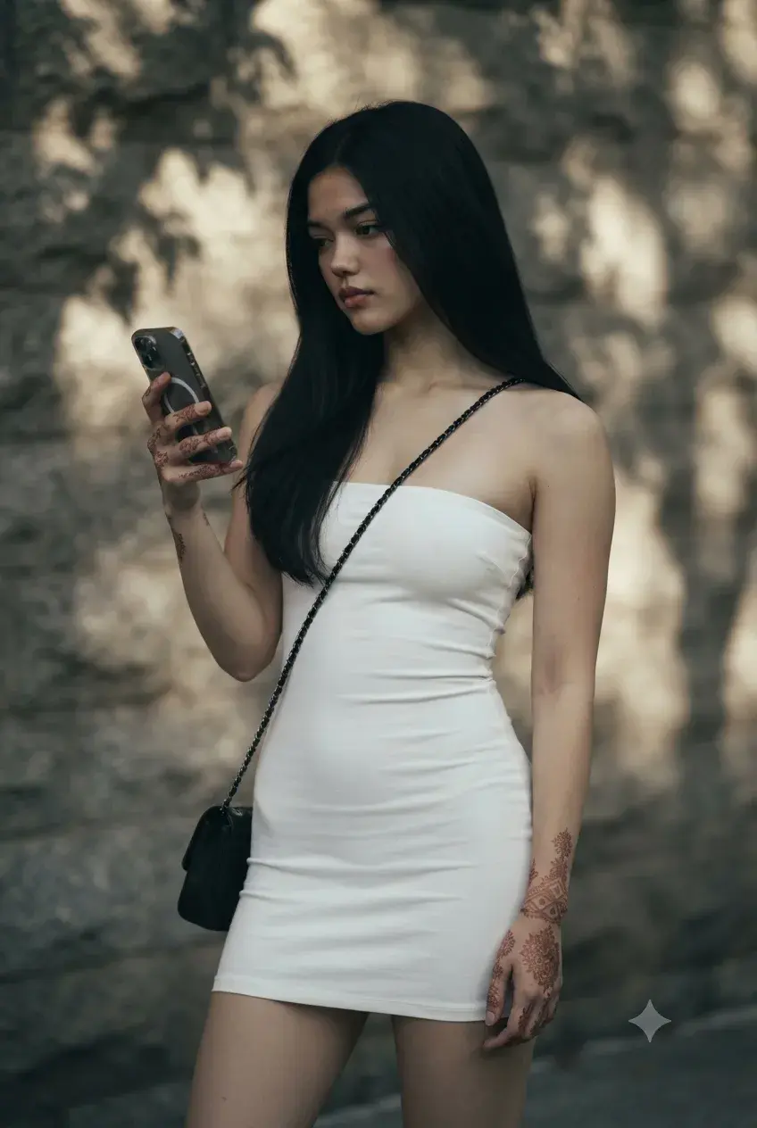 Realistic Photography Portrait Of A Beautiful Korean Idol Long Sleek