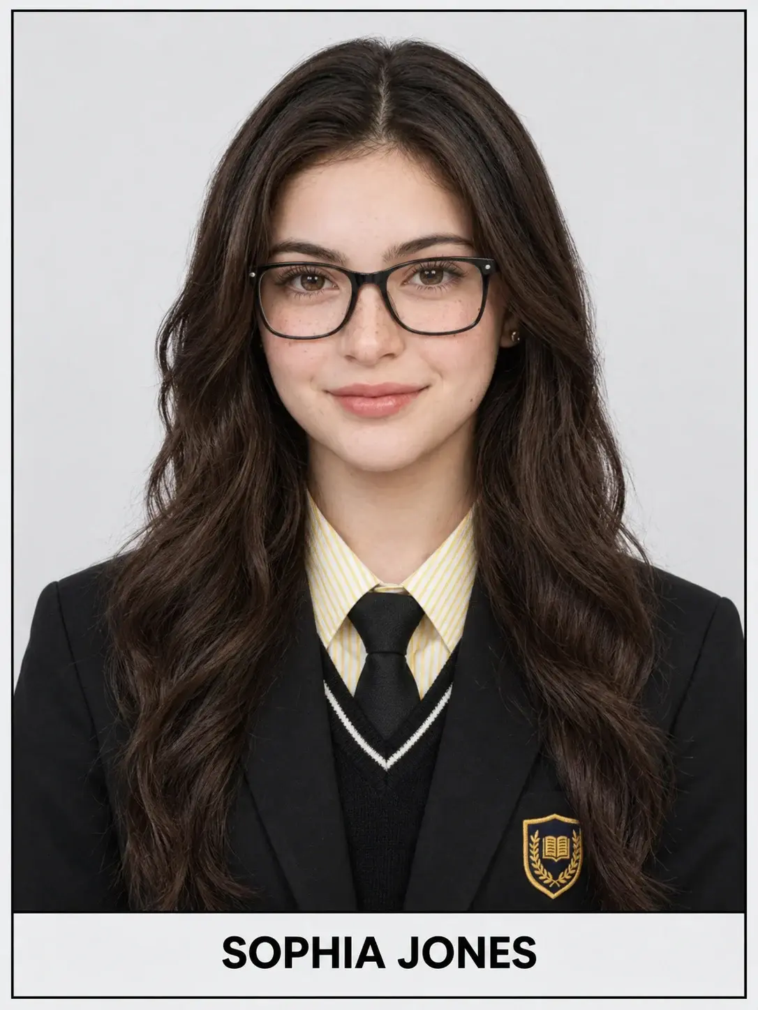 Realistic School Id Card Photo AI Prompt