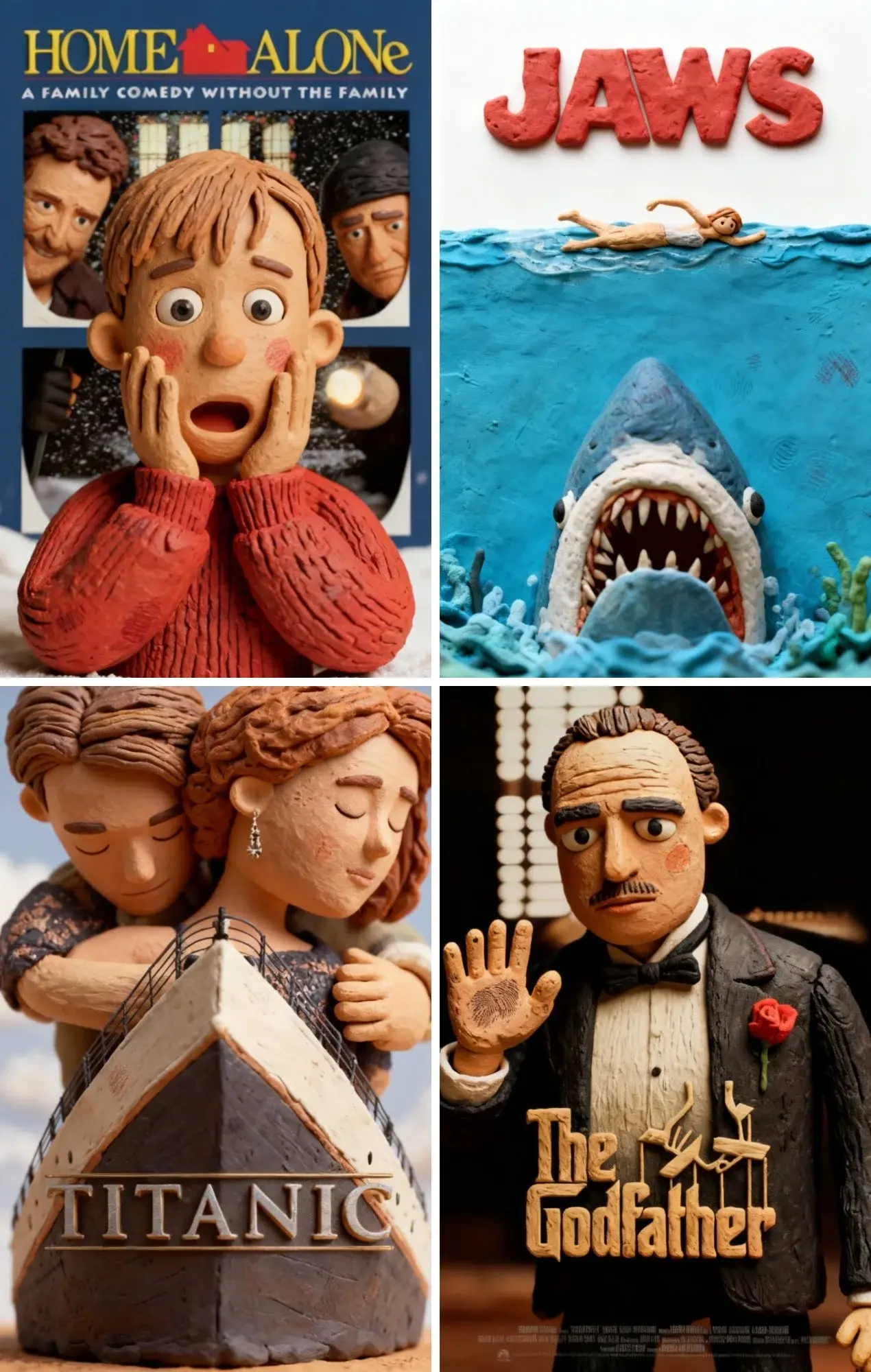 Redesign Movie Poster In Claymation Style