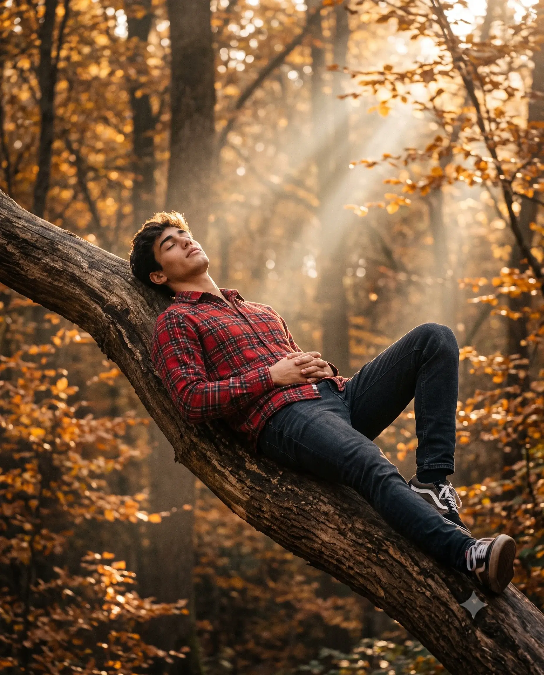 Resting On The Leaning Branch