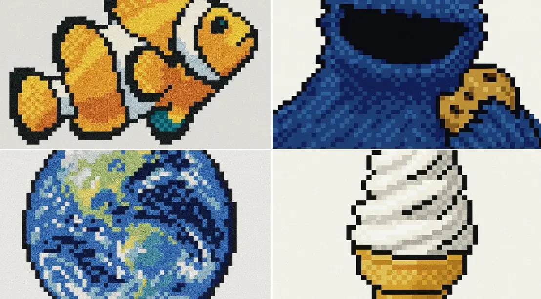 Retro Pixel UI Icon
