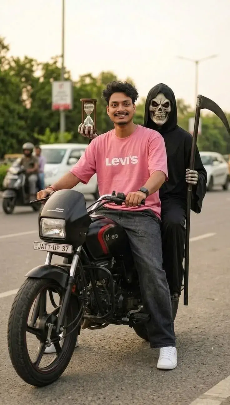 Riding With The Grim Reaper | Funny Cinematic AI Photography