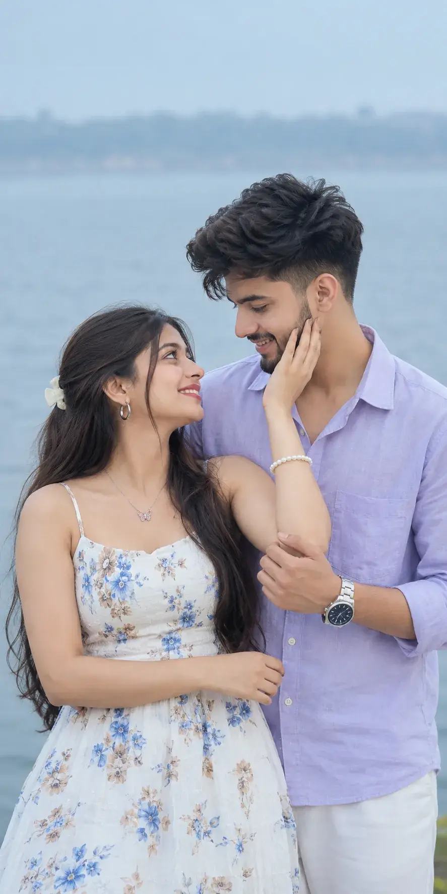 Romantic Couple Photoshoot Ideas 💙 | Dreamy Pre-Wedding Poses & Aesthetic Love Portrait