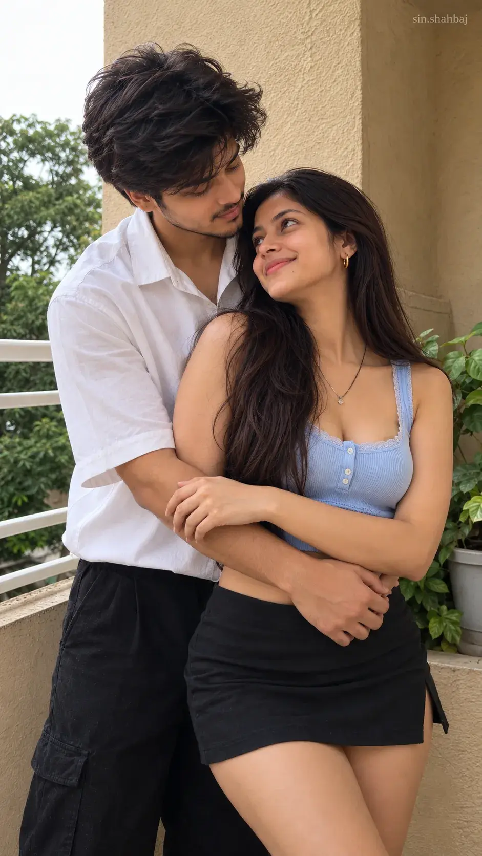 Romantic Couple Realistic Prompt