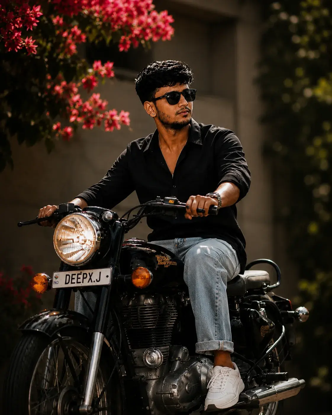 Royal Enfield Cinematic Rider — Deepx.j Style