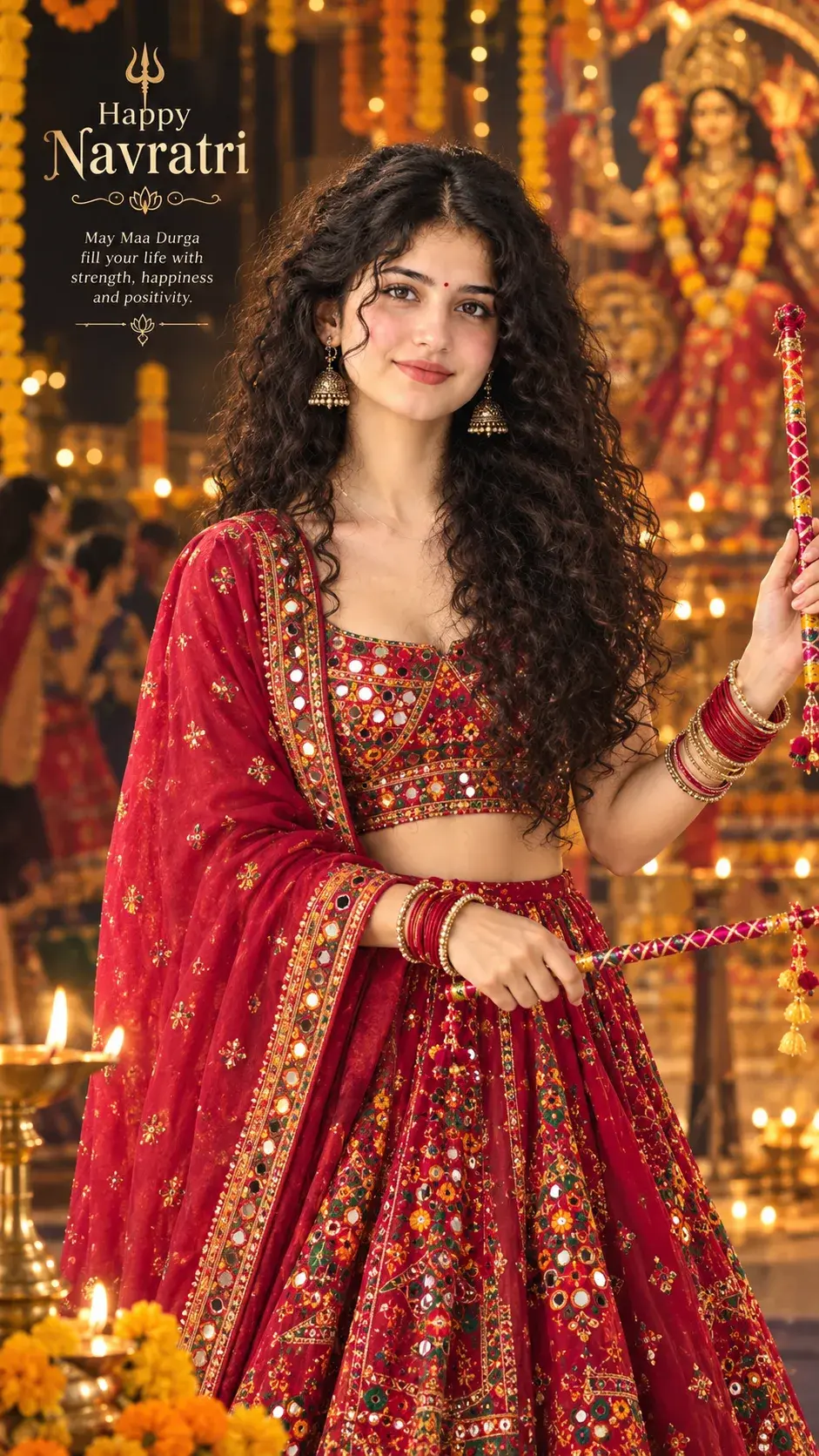Royal Red Navratri — Divine Garba Nights