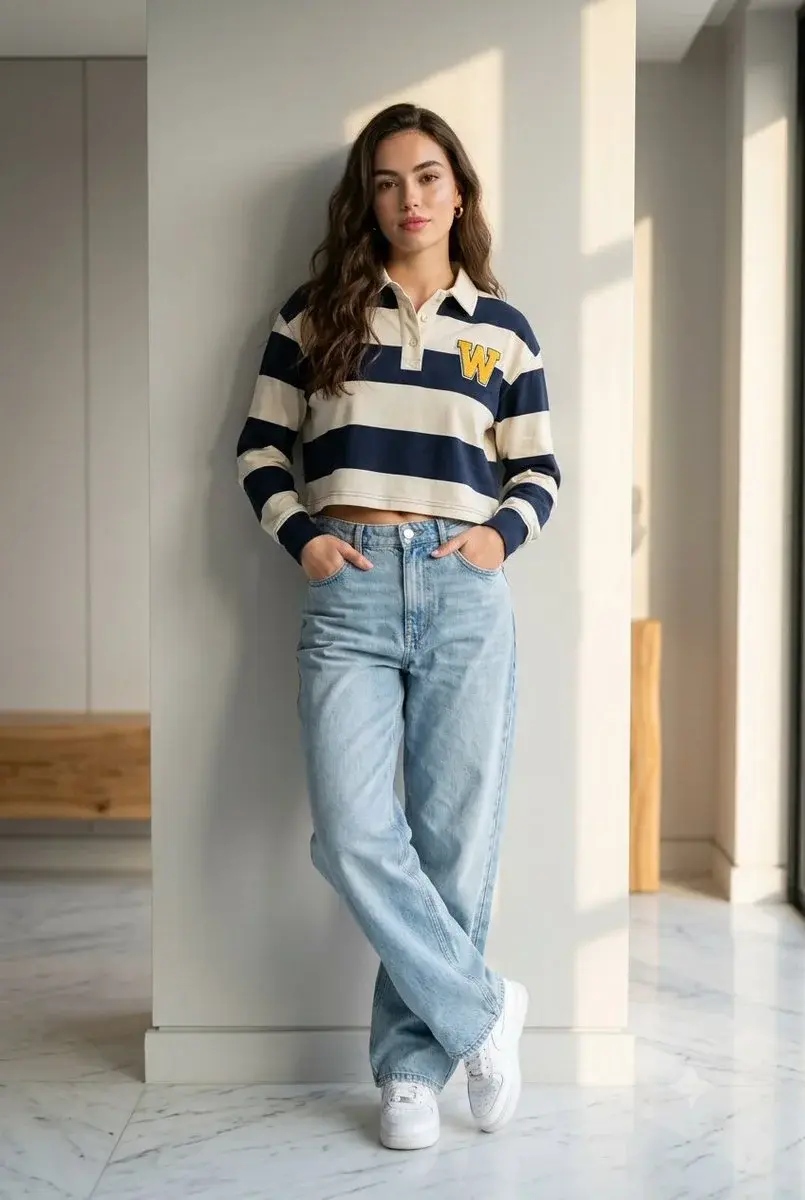 Rugby Shirt Interior Fashion Portrait