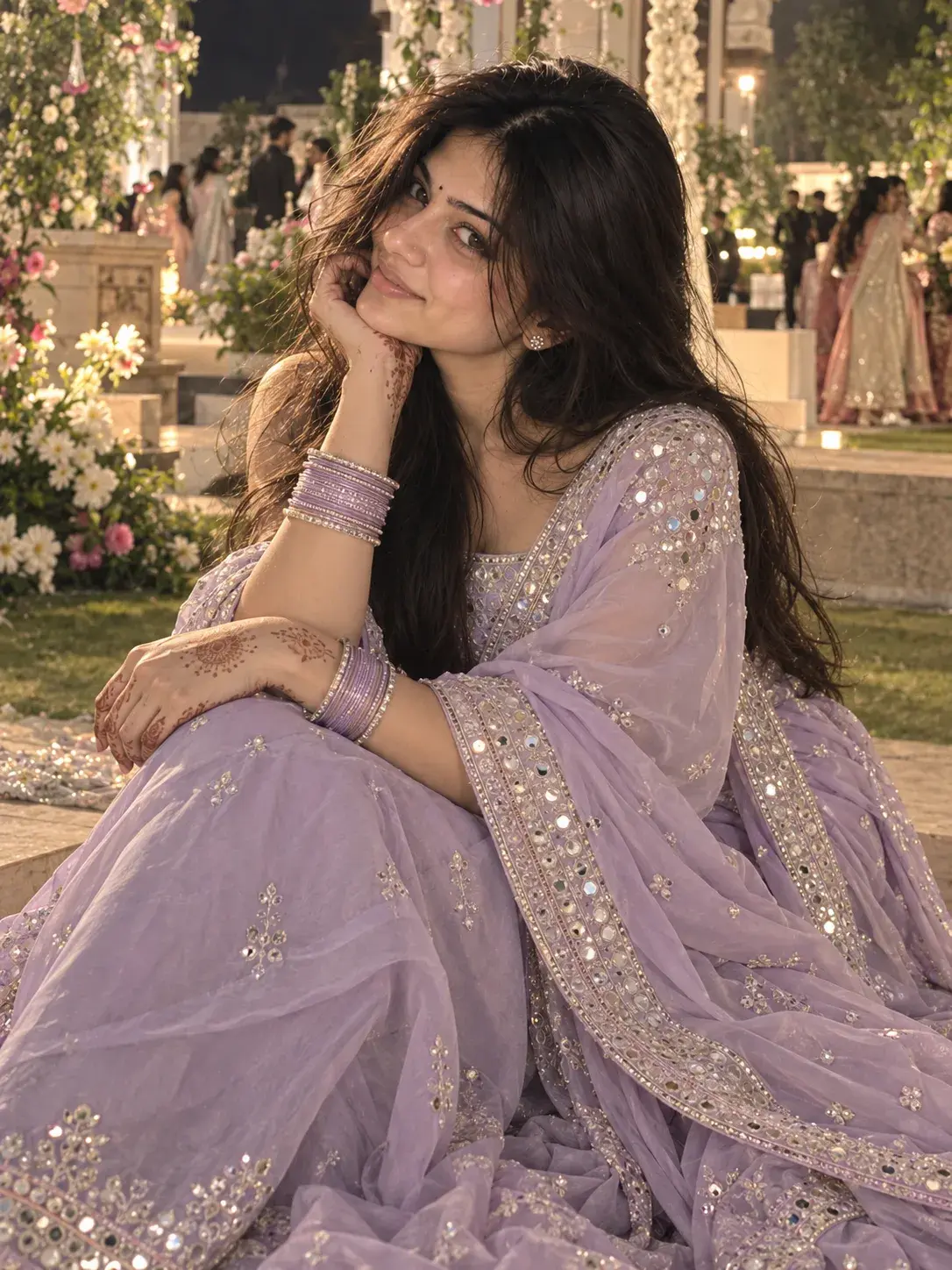 Saree Wearing Trending Prompt