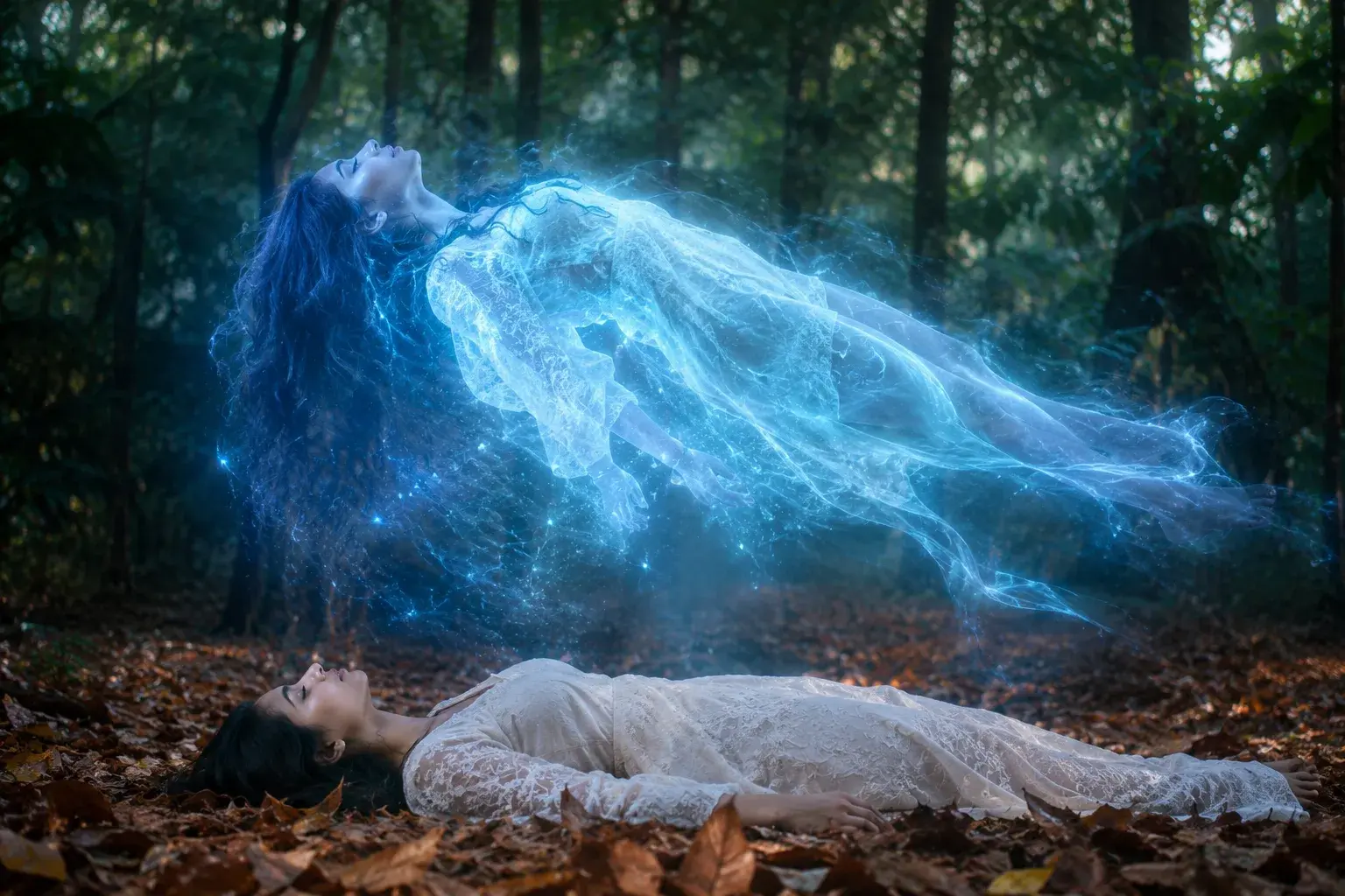 „Seele Zwischen Zwei Welten – Das Erwachen Des Lichts ✨💙🌿“