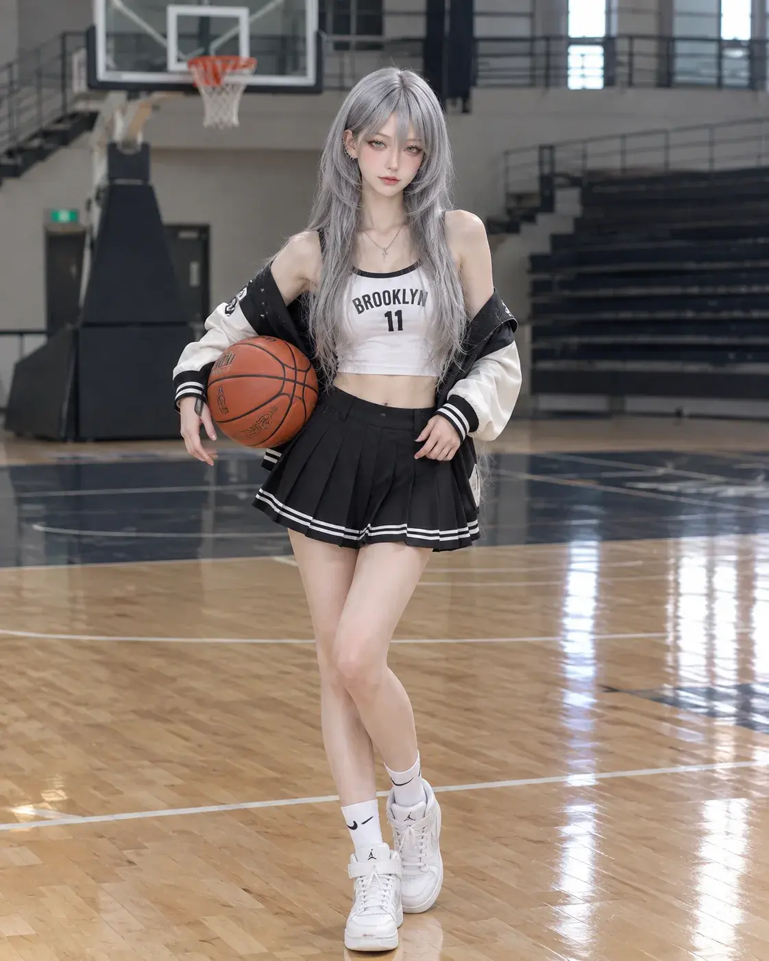 🏀 Silver Hoops: Basketball Queen 🤍