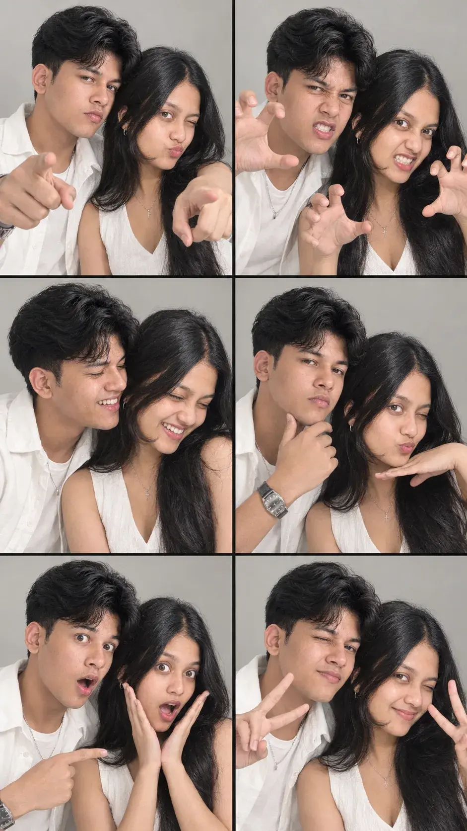 Six Frames, One Vibe | Korean Photobooth Couple Moments