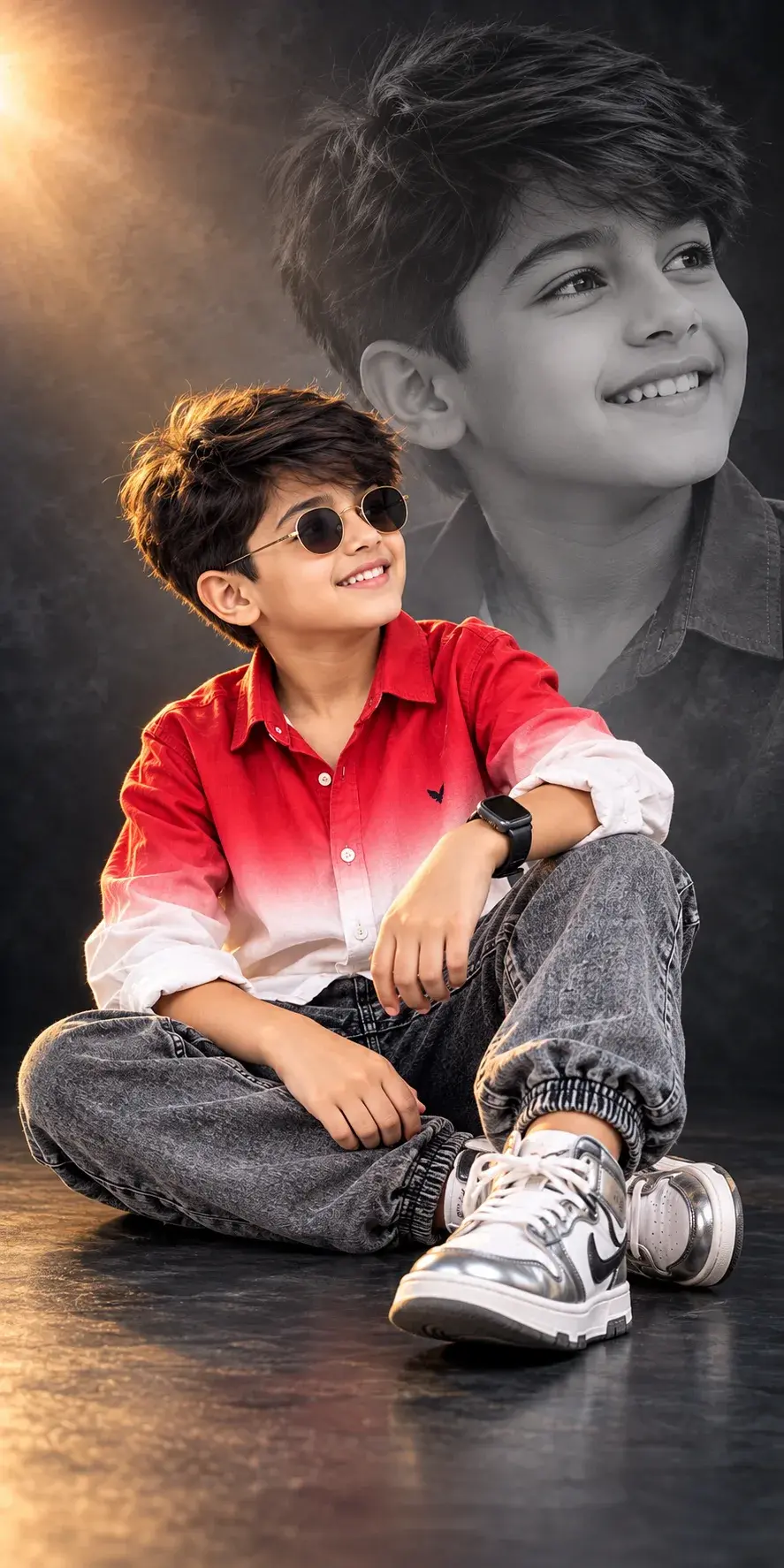 Stylish Boy AI Photoshoot 😎🔥 | Cinematic Double Exposure Portrait Shorts