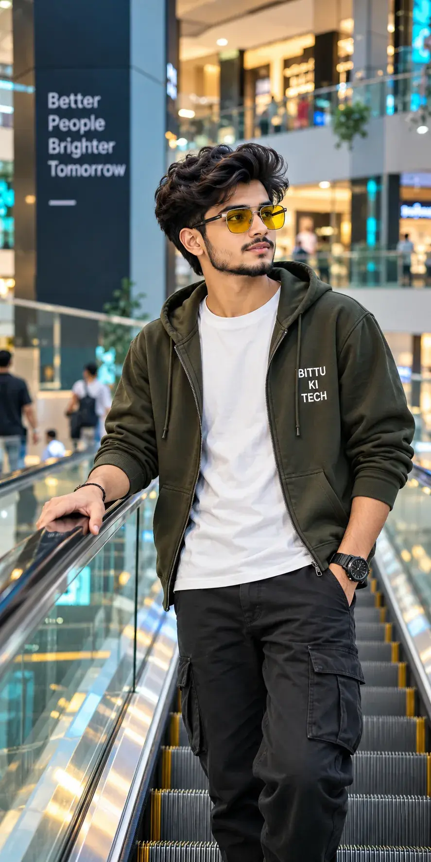 Stylish Mall Look 😎 | Bittu Ki Tech 🔥 Aiphoto Trending