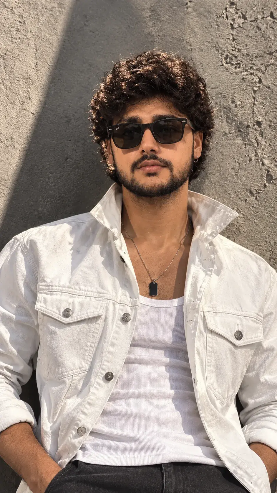 Stylish Urban Portrait In Sunlight.