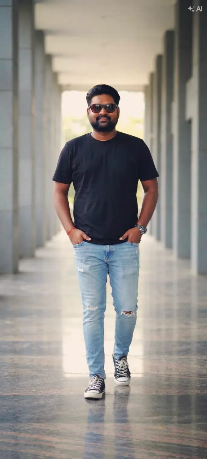 Stylish Young Man Walking Confidently