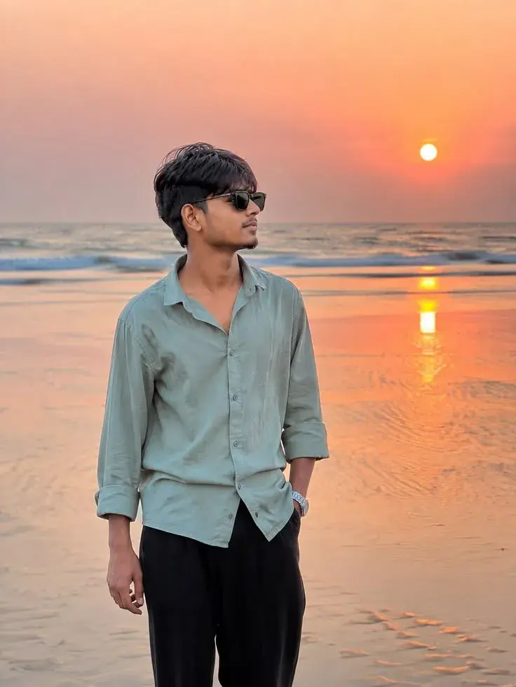 Sunset Beach Portrait