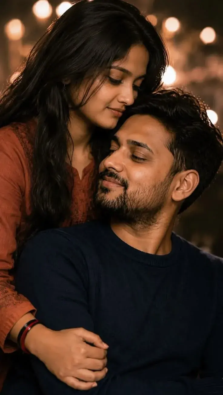 Tender Moment Of Love And Affection