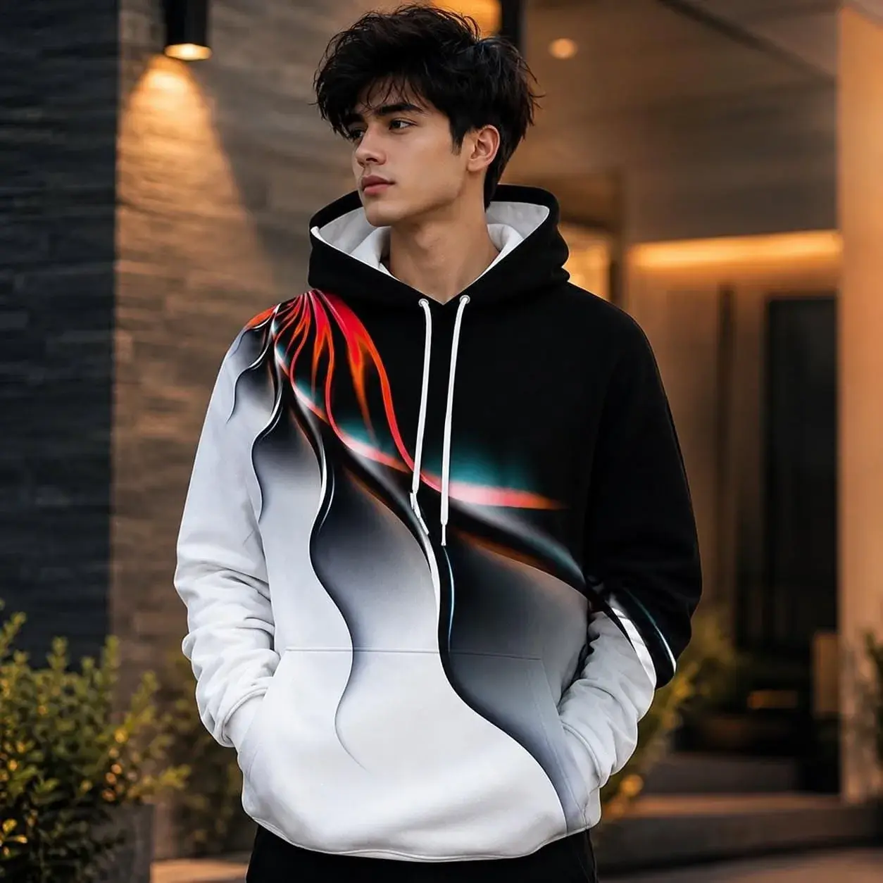 The Contrast Flow: Modern Urban Monochrome