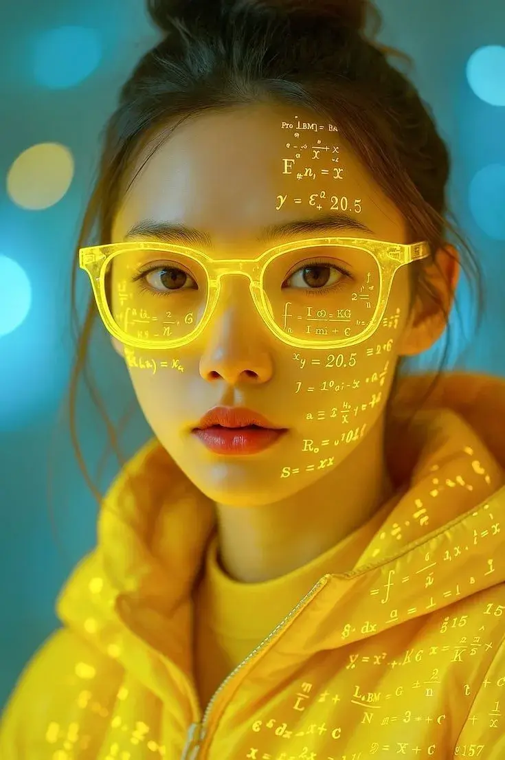The Genius Code – Futuristic Science Portrait