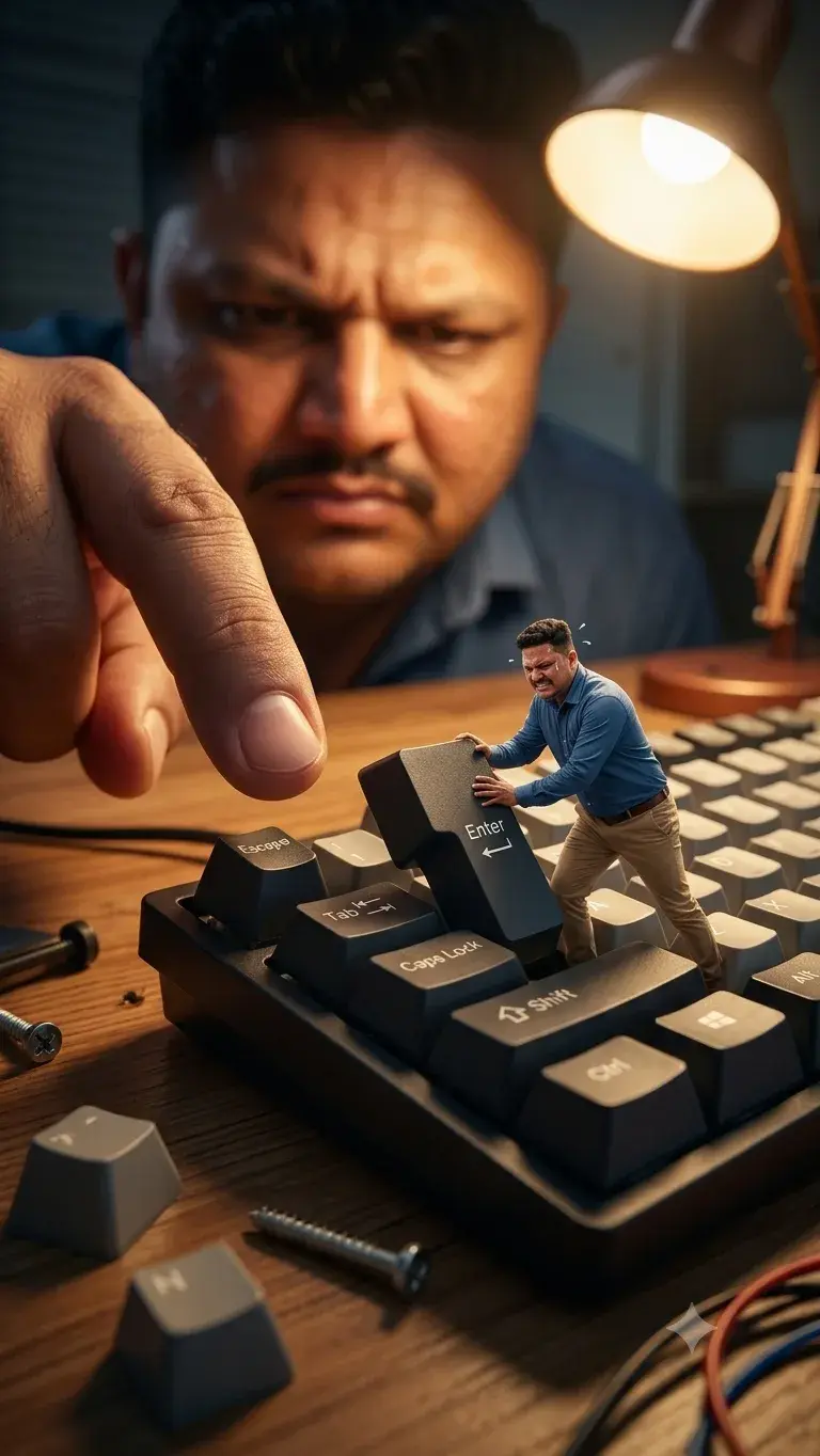 “The Giant’s Keyboard Crisis”