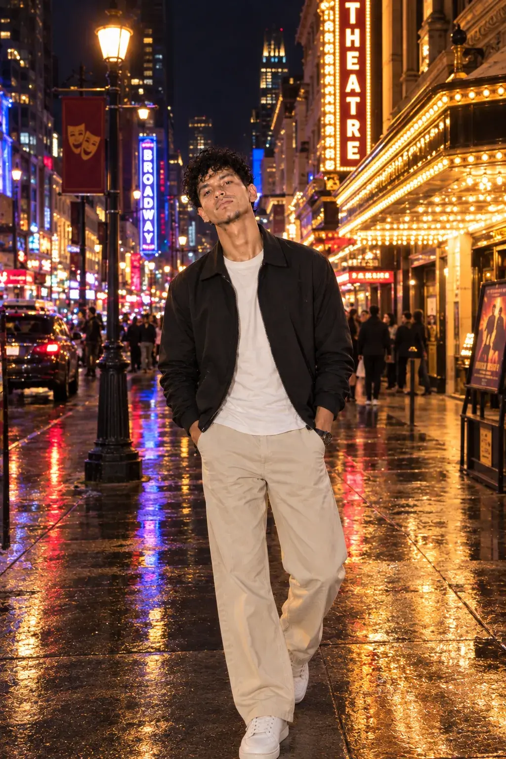 🎭 Theatre District Night