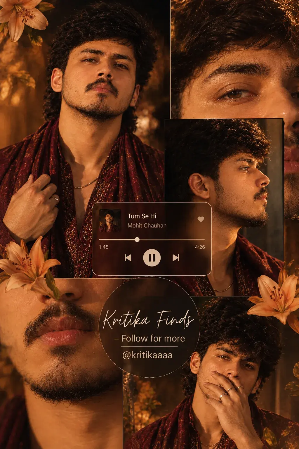 Tum Se Hi – Warm Cinematic Portrait Collage
