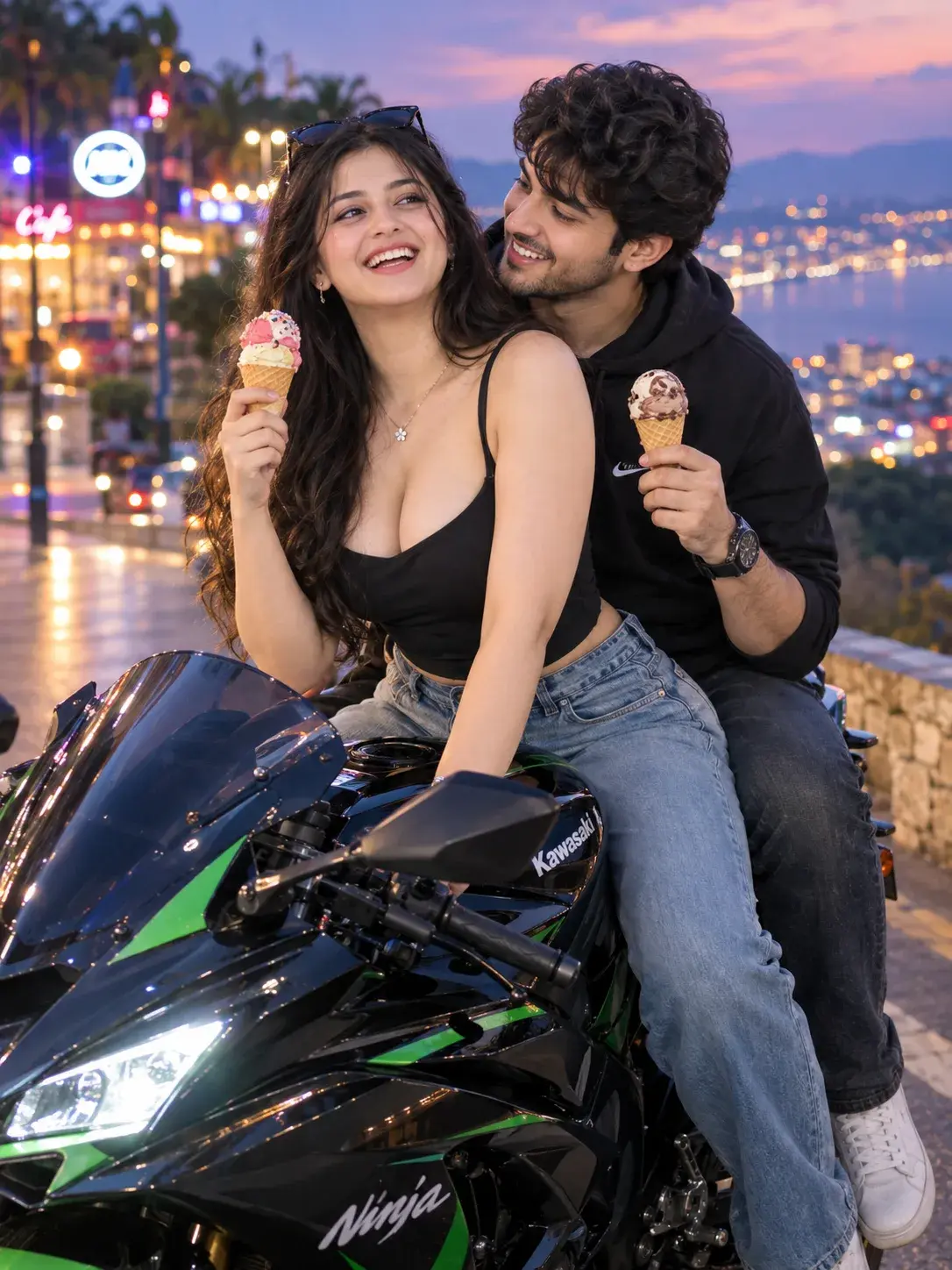 Twilight Love ❤️🍦 | Ice Cream Dates & Superbike Dreams 🏍️✨