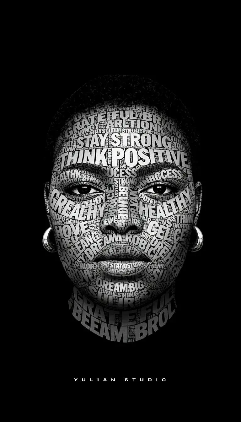 Typography Portrait Style