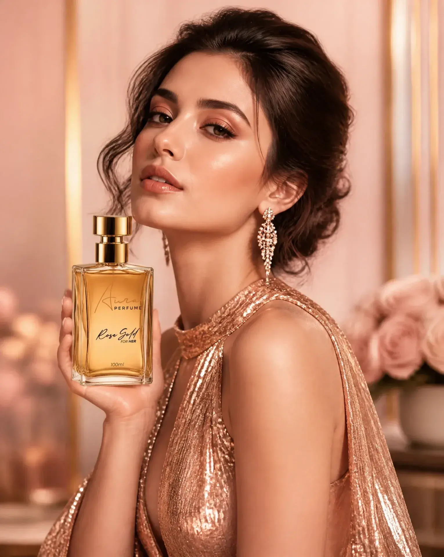 Ultra-Premium Luxury Fashion Photoshoot, Featuring A Stunning And Elegant Female