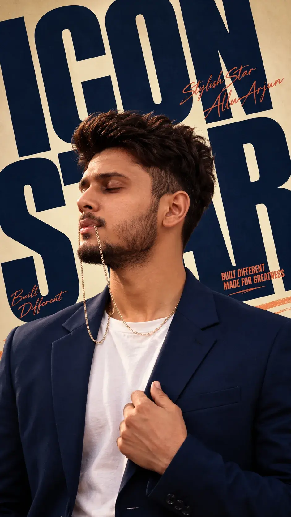 📸 Ultra-Realistic 4K Cinematic Luxury Fashion Portrait Prompt – Navy Blue Blazer Editorial