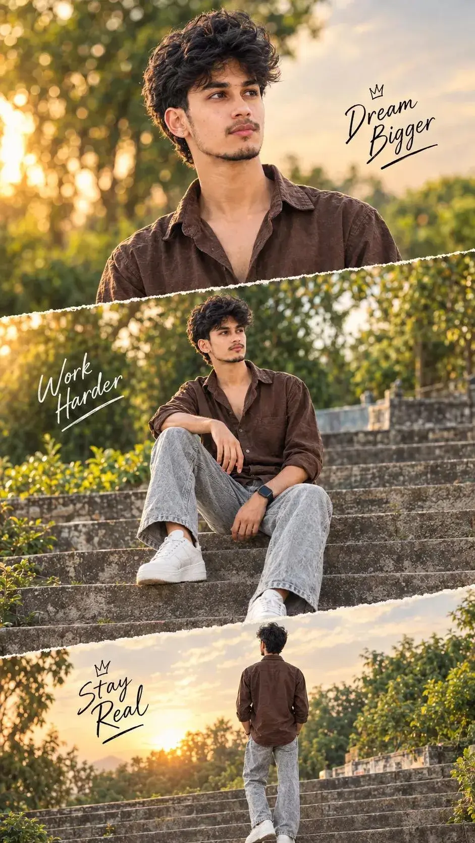 Ultra Realistic Cenematic Three Pic Portrait