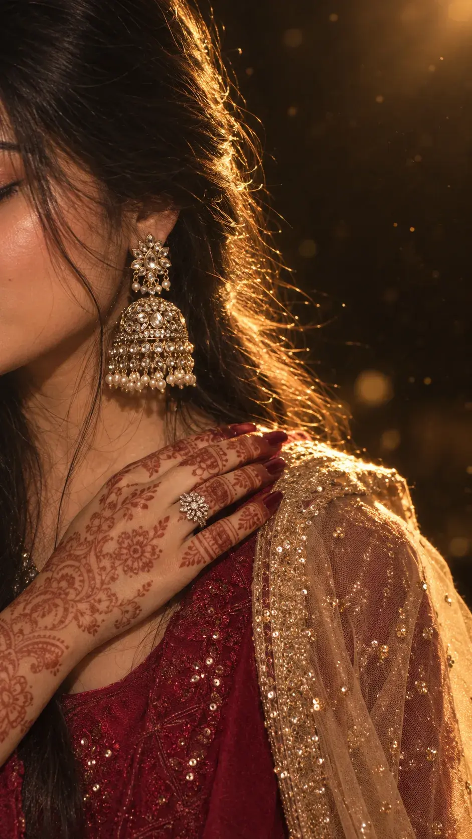 Ultra Realistic Cinematic Indian Bridal Portraits 8K HD