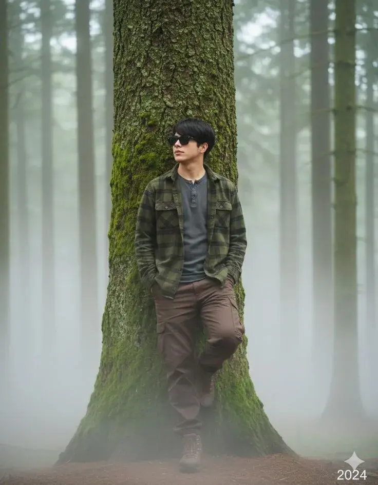 Ultra-Realistic Cinematic Misty Forest Portrait Prompt
