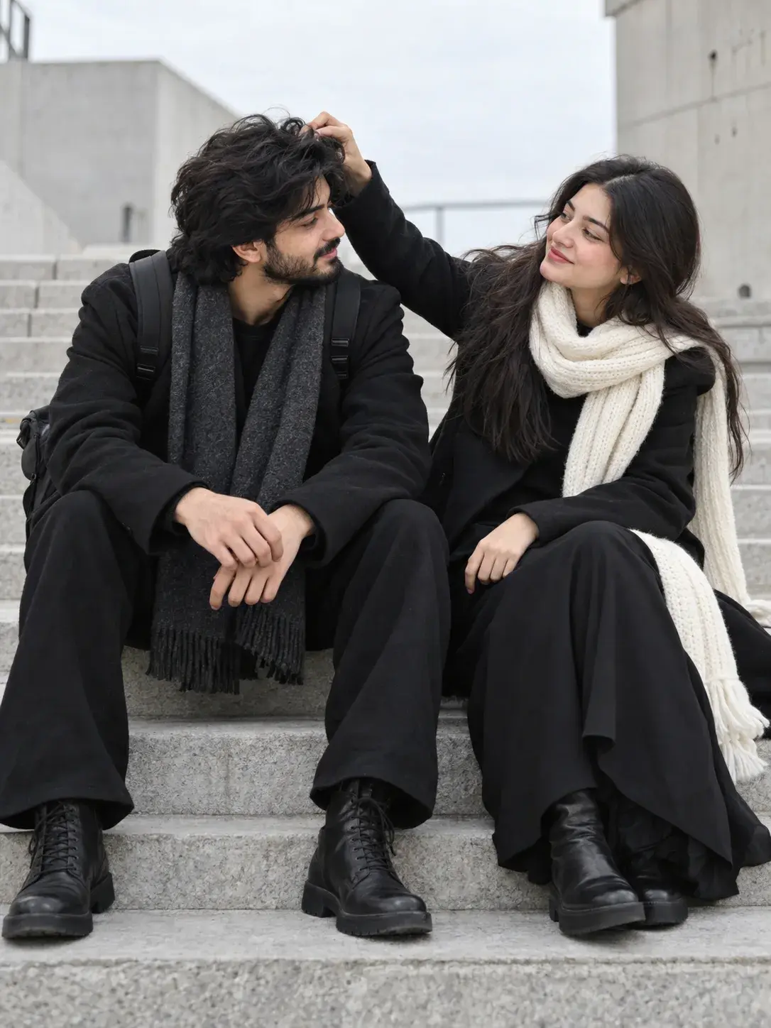 Ultra Realistic Cinematic Romantic Couple Portrait